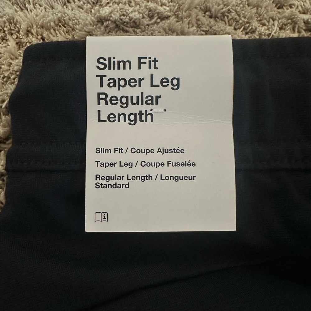 Slim Fit Taper Leg Pants RUNX Branded